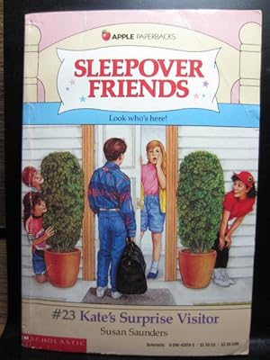 Seller image for KATE'S SURPRISE VISITOR (Sleepover Friends #23) for sale by The Book Abyss