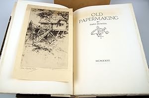 Seller image for Old Papermaking for sale by Bromer Booksellers, Inc., ABAA