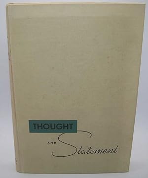 Seller image for Thought and Statement for sale by Easy Chair Books