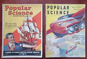 Seller image for Popular Science Model Ships Aviation Spinner Plane Lot x 2 1926-31 magazines for sale by RareMapsandBooks