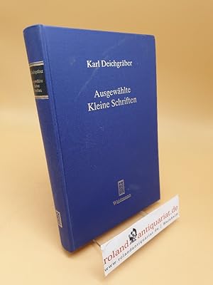 Image du vendeur pour Ausgewhlte kleine Schriften mis en vente par Roland Antiquariat UG haftungsbeschrnkt