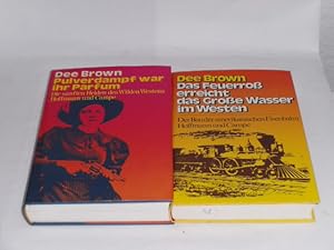 Konvolut mit 2 Bücher von Dee Brown. Die sanften Helden des Wilden Westens / Das Feuerroß erreich...