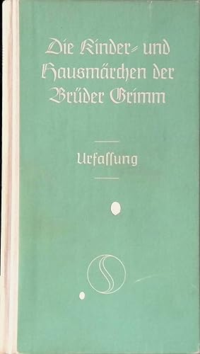 Bild des Verkufers fr Die Kinder- und Hausmrchen der Gebrder Grimm in ihrer Urfassung, 2. Teil. zum Verkauf von books4less (Versandantiquariat Petra Gros GmbH & Co. KG)