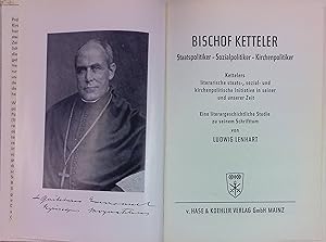 Bild des Verkufers fr Bischof Ketteler Staatspolitiker-Sozialpolitiker-Kirchenpolitiker zum Verkauf von books4less (Versandantiquariat Petra Gros GmbH & Co. KG)