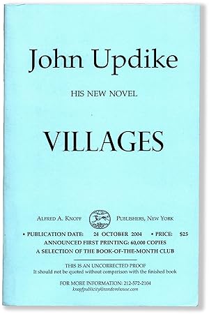 Seller image for VILLAGES for sale by Lorne Bair Rare Books, ABAA