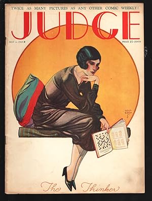 Seller image for Judge 4/25/1925-famous humor comic weekly-Raymond Thayer cover art Jack Farr-R.B. Fuller-Milt Gross -Early Alfred E. Newman image-G for sale by DTA Collectibles