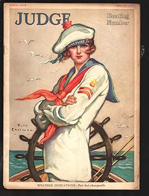 Seller image for Judge 6/6/1925-famous humor comic weekly-Ruth Eastman Naval Pin-up Cover-Rea Irwin--Otto Cushing-Percy Crosby-Jack Far-G for sale by DTA Collectibles
