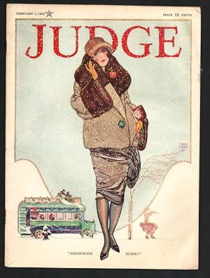 Seller image for Judge 2/7/1925-famous humor comic weekly-GGA cover by John Holmgren-Carl Anderson-John Held Jr-Milt Gross-Jack Farr-R.B. Fuller-FN- for sale by DTA Collectibles