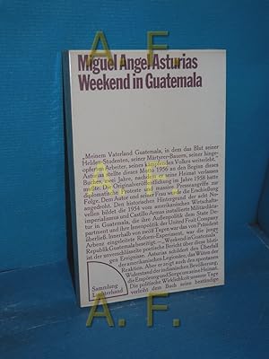 Bild des Verkufers fr Weekend in Guatemala (Sammlung Luchterhand 26) zum Verkauf von Antiquarische Fundgrube e.U.