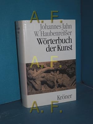 Bild des Verkufers fr Wrterbuch der Kunst (Krners Taschenausgabe Band 165) zum Verkauf von Antiquarische Fundgrube e.U.