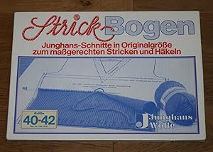 Strickbogen Größe 40-42. Jungshans-Schnitte in Originalgröße zum maßgerechten Stricken und Häkeln...