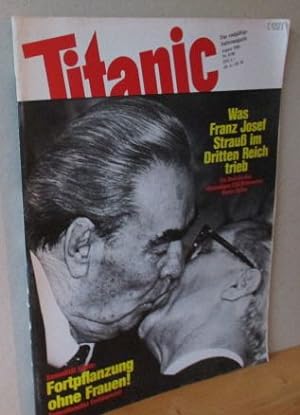 Titanic. Das endgültige Satiremagazin.Nr. 8/80, August 1980: Was Franz Josef Strauß im Dritten Re...