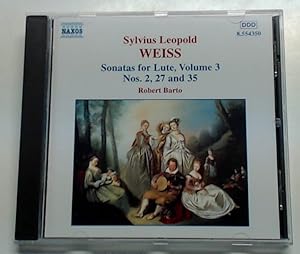Bild des Verkufers fr Weiss: Sonatas for Lute, Vol. 3 zum Verkauf von Berliner Bchertisch eG