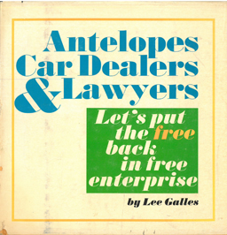 Antelopes, car dealers & Lawyers.