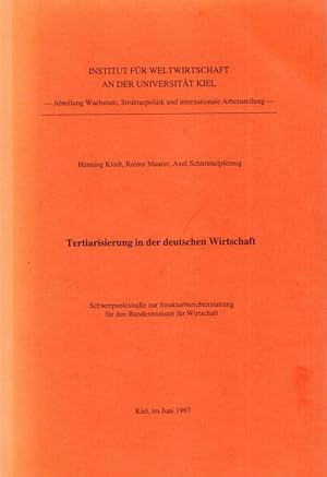 Tertiarisierung in der deutschen Wirtschaft. Schwerpunktstudie zur Strukturberichterstattung für ...