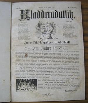 Kladderadatsch. 11. Jahrgang 1858, Nummern 1-60, 3. Januar bis 25. December.