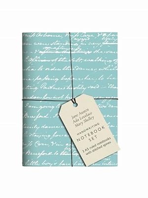 Bild des Verkufers fr Jane Austen, ADA Lovelace, Mary Shelley Handwriting Notebook Set: 3 A5 Ruled Notebooks with Stitched Spines zum Verkauf von moluna