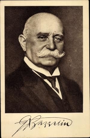 Ansichtskarte / Postkarte Ferdinand Graf von Zeppelin, Portrait, Reichsausschuss Zeppelin Eckener...