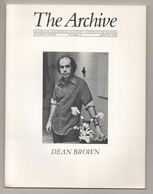 Bild des Verkufers fr Dean Brown - The Archive, Number 15 zum Verkauf von Jeff Hirsch Books, ABAA