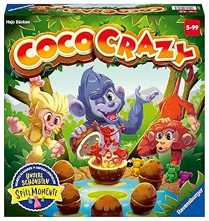 Ravensburger® 20897 Coco Crazy - Merkspiel für 2 - 8 Spieler von 5 - 99 Jahren