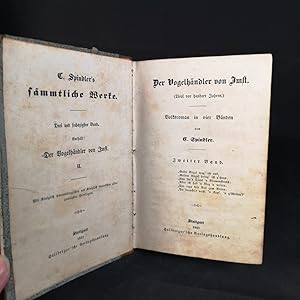 Bild des Verkufers fr Der Vogelhndler von Imst: Volksroman in vier Bnden. Zweiter Band zum Verkauf von ANTIQUARIAT Franke BRUDDENBOOKS