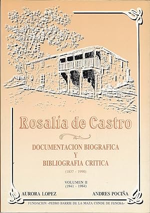 Seller image for Rosala de Castro II: Documentacin biogrfica y bibliogrfica crtica (1837-1990) for sale by CA Libros