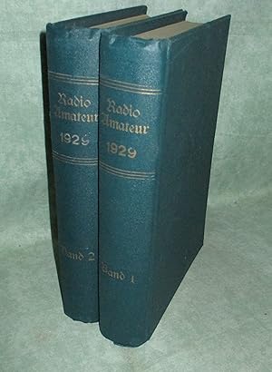 Radio Amateur. Monatsschrift für Radio - Tonfilm - Fernsehen. Jahrgang VI. 1929. (kompletter Jahr...