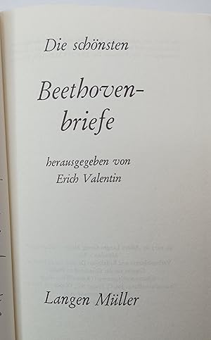 Die schönsten Beethoven-Briefe.