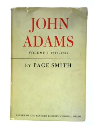 Seller image for John Adams, Volume I for sale by World of Rare Books