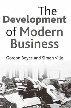 Immagine del venditore per The Development of Modern Business venduto da WeBuyBooks