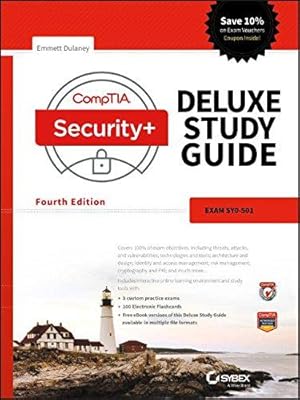 Bild des Verkufers fr CompTIA Security+ Deluxe Study Guide: Exam SY0-501 zum Verkauf von WeBuyBooks