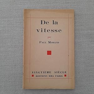 De la Vitesse