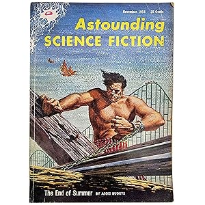 Image du vendeur pour Astounding Science Fiction Vol. LIV, No. 3 [November 1954] featuring The End of Summer, Pilot's License, The Dip Stick, A Matter of Monsters, Helper, It Didn't Come from Mars, Those Hairy Ancestors, and They'd Rather Be Right (Conclusion) mis en vente par Memento Mori Fine and Rare Books