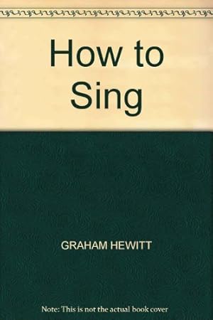 Seller image for How to Sing for sale by WeBuyBooks