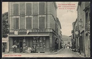 Carte postale L`Isle-en-Dodon, Rue de la Passerelle
