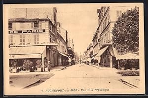 Carte postale Rochefort-sur-Mer, Rue de la Republique
