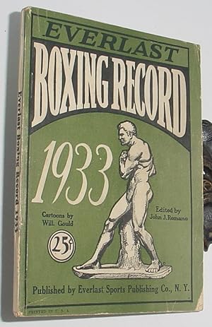 Bild des Verkufers fr Everlast Boxing Record 1933 zum Verkauf von R Bryan Old Books