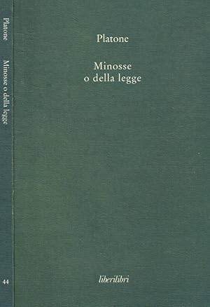 Bild des Verkufers fr Minosse o della legge zum Verkauf von Biblioteca di Babele