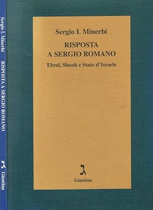 Seller image for Risposta a Sergio Romano Ebrei, Shoah e Stato d'Israele for sale by Biblioteca di Babele
