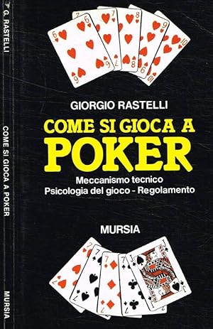 Bild des Verkufers fr Come si gioca a poker zum Verkauf von Biblioteca di Babele