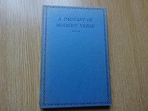 Seller image for A Pageant Of Modern Verse for sale by J R Wright