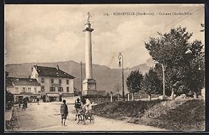 Carte postale Bonneville, Colonne Charles-Félix