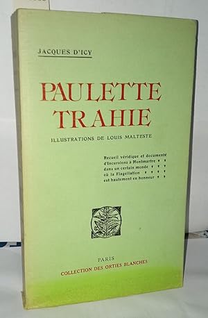 Seller image for Paulette trahie for sale by Librairie Albert-Etienne