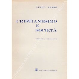 Seller image for Cristianesimo e societ for sale by Libreria Antiquaria Giulio Cesare di Daniele Corradi