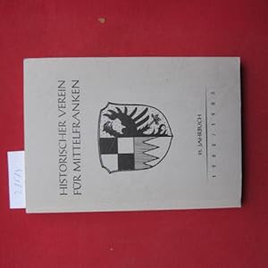 Bild des Verkufers fr Jahrbuch des Historischen Vereins fr Mittelfranken; Bd. 91. 1982 - 83. Historischer Verein fr Mittelfranken. zum Verkauf von Versandantiquariat buch-im-speicher