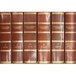 Bild des Verkufers fr Enciclopedia Dantesca zum Verkauf von Libreria Antiquaria Giulio Cesare di Daniele Corradi