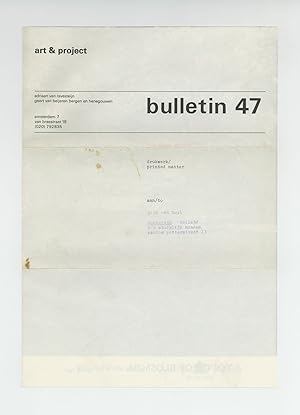 bulletin 47: A Touch of Blossom. (Spring 1971) [22 December 1971-21 January 1972]