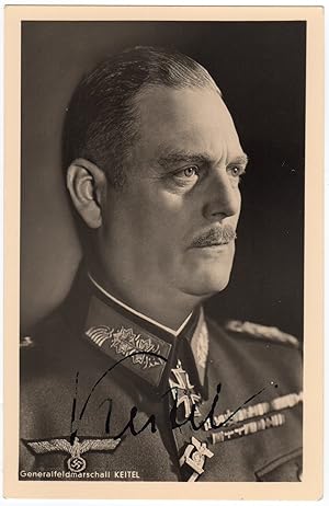 Keitel, Wilhelm (German field marshal/ 1882-1946) - Signed photograph