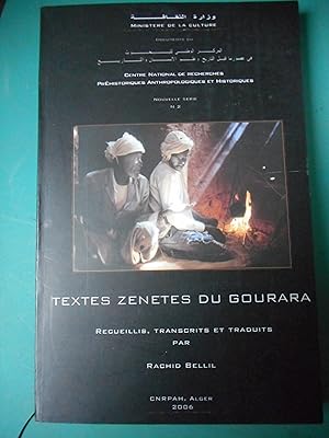 Image du vendeur pour Textes zenetes du Gourara - Receuillis, transcrits et traduits par Rachid Bellil mis en vente par Frederic Delbos