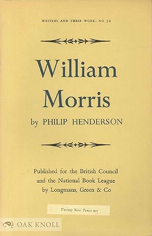 Seller image for WILLIAM MORRIS for sale by Oak Knoll Books, ABAA, ILAB